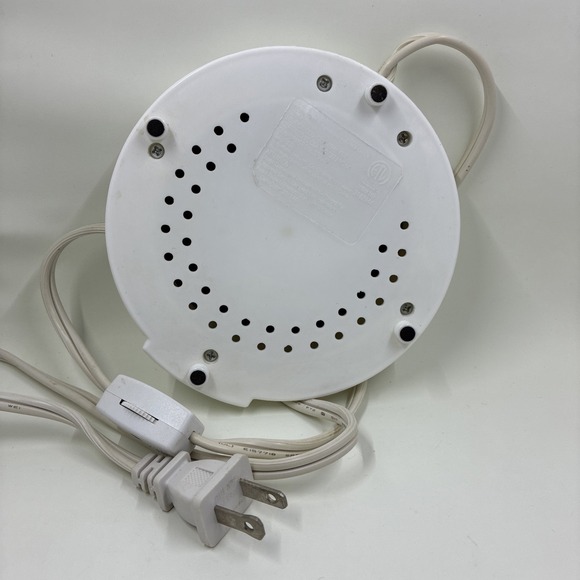 Large Candle Warmer Plate Jar Wax Melt Safely White CW-003 - Picture 4 of 5